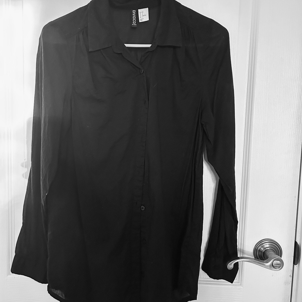 H&M Divided Black Blouse - Picture 2 of 7